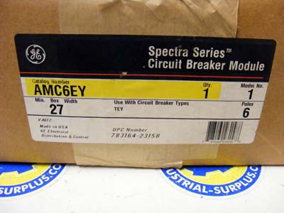 <b>General Electric - </b>AMC6EY Spectra Series Circuit Breaker